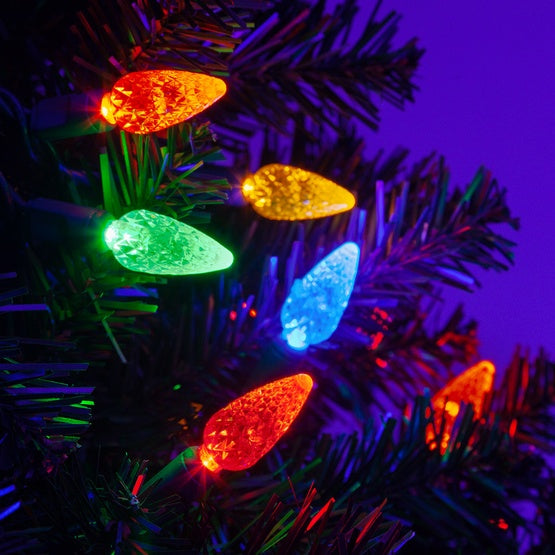C6 Multicolored LED String Lights